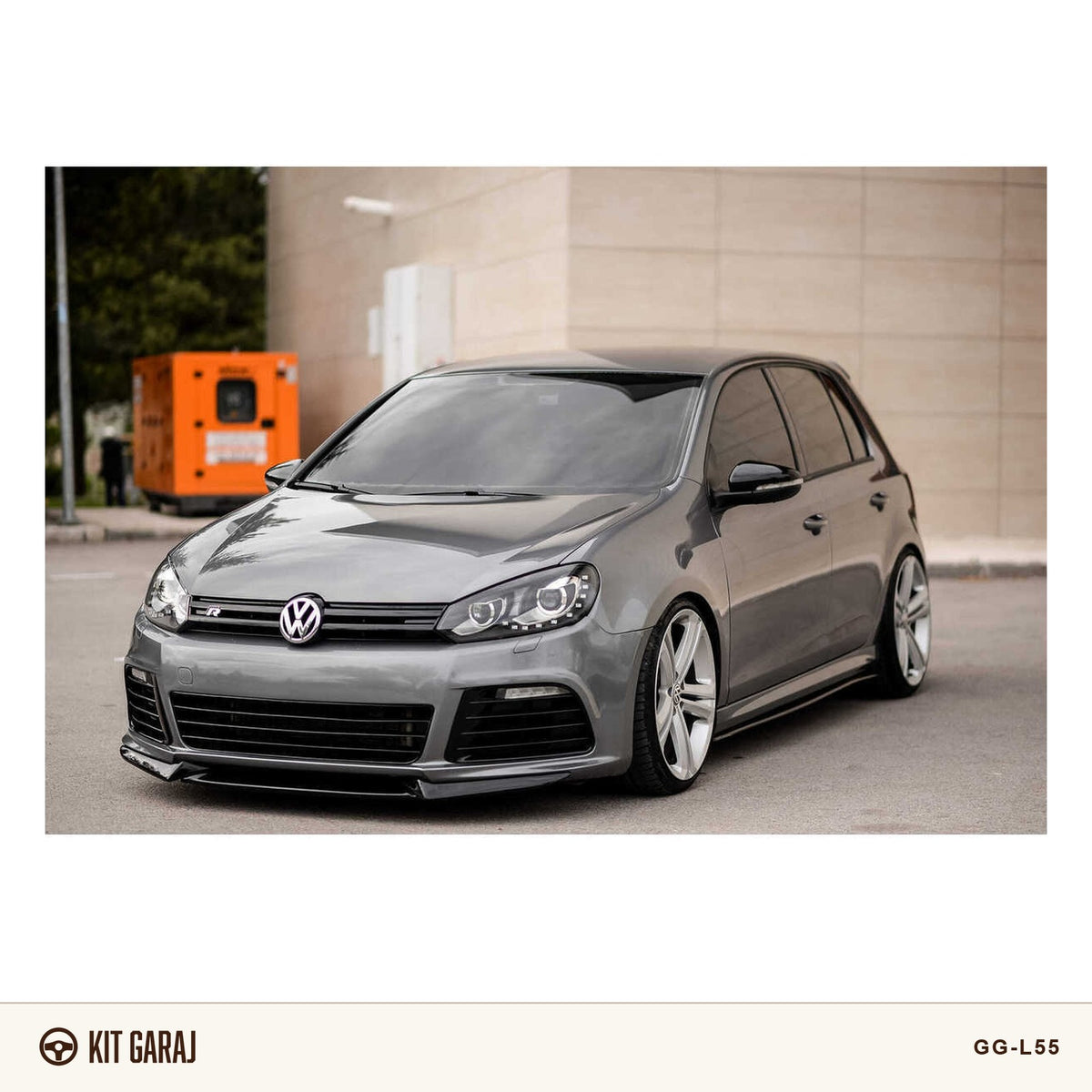 Volkswagen Golf 2009 Piano Black Ön Lip (Plastik) Boyalı