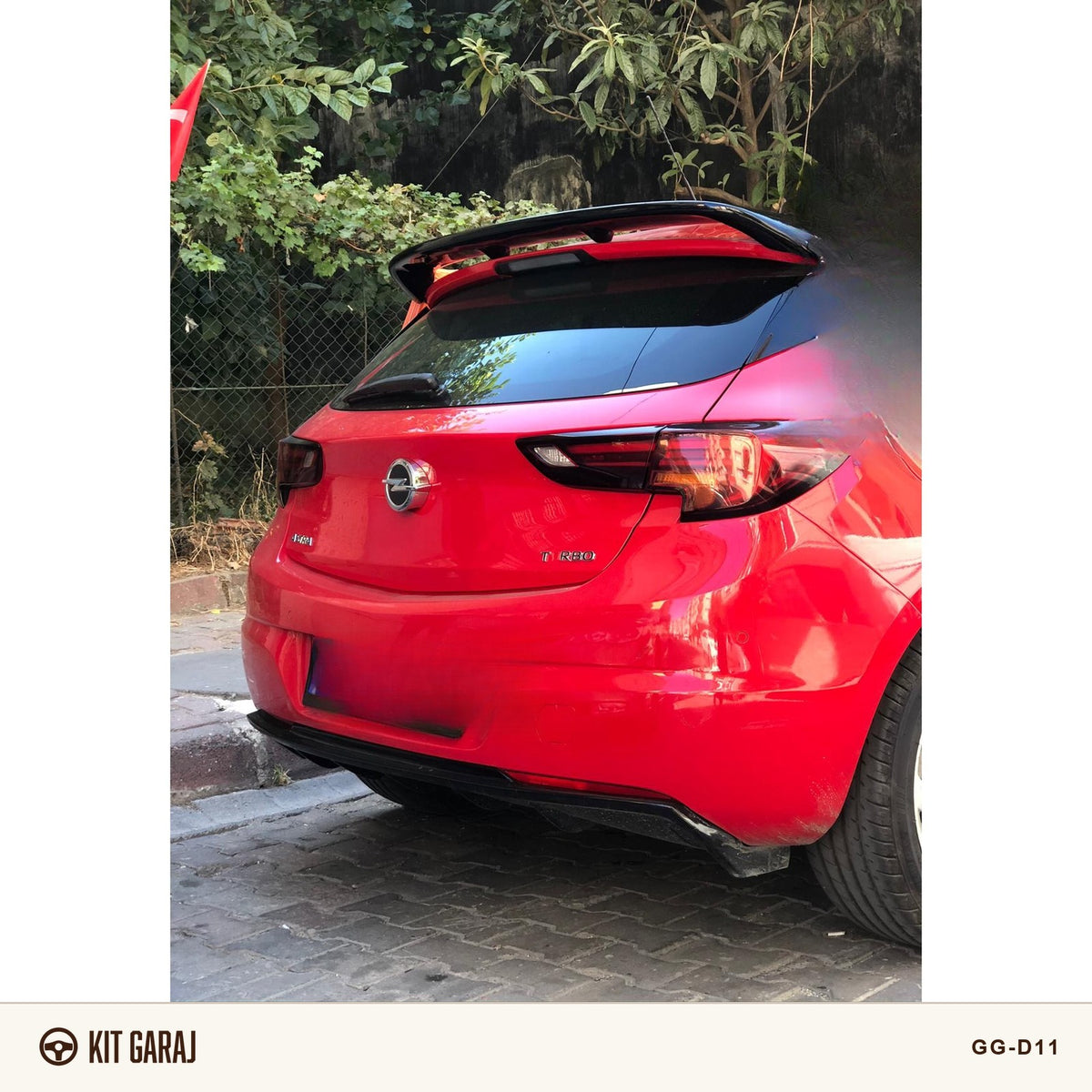 Opel Astra K 2015-2021 Rieger Piano Black Difüzör (Plastik) Boyalı