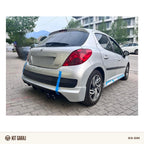 Peugeot 207 Piano Black Arka Ek (Plastik) Boyalı