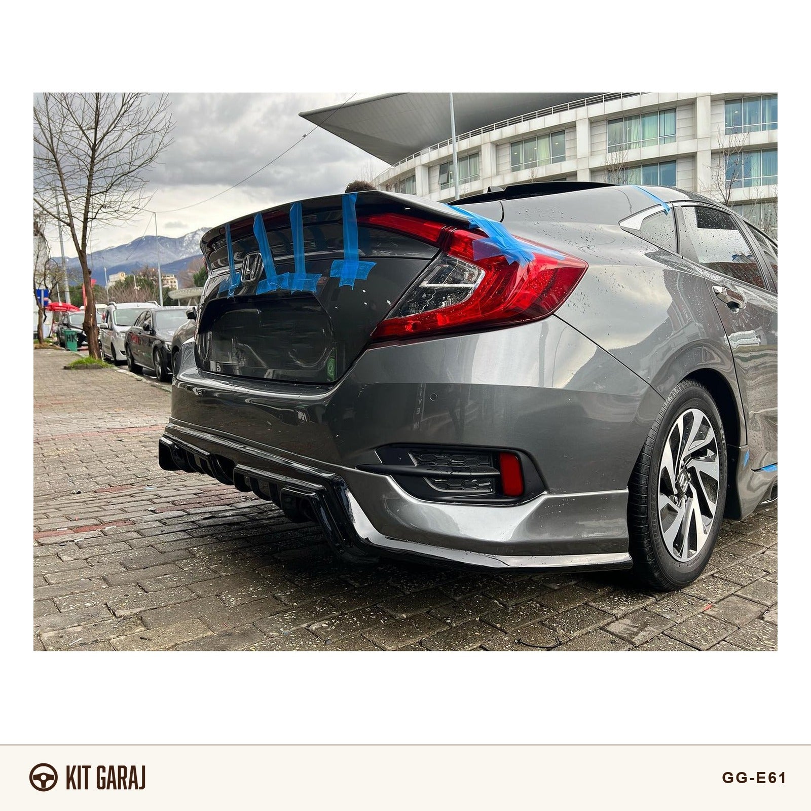 Honda Civic FC5 2016-2021 Mugen Arka Ek (Plastik) Boyasız
