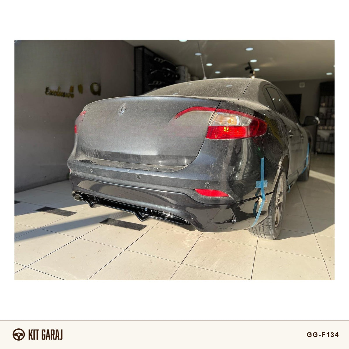 Renault Fluence Arka Ek (Plastik) Boyasız