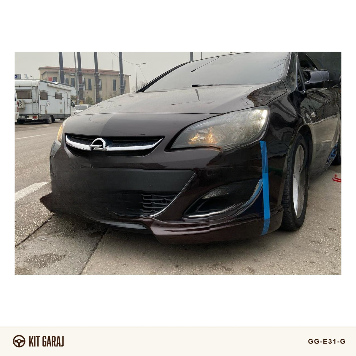 Opel Astra Makyajlı Sedan 2013-2016 Ön Ek (Plastik) Boyasız