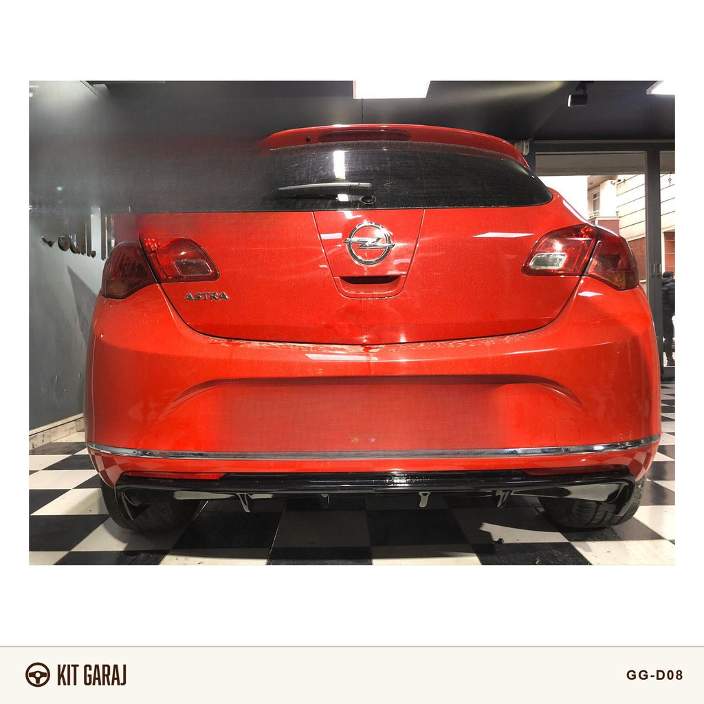 Opel Astra Makyajlı HB Rieger Piano Black Difüzör (Plastik) Boyalı