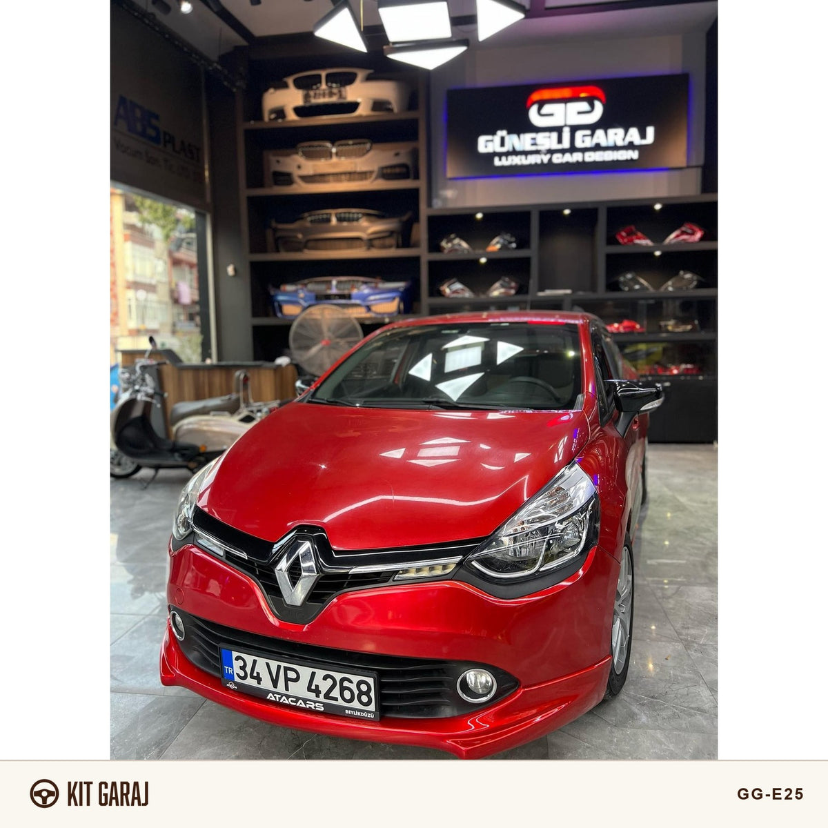 Renault Clio Makyajsız Ön Ek (Plastik) Boyasız