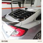 Honda Civic FC5 2016 Piano Black Arka Cam Vizörü (Plastik) Boyalı