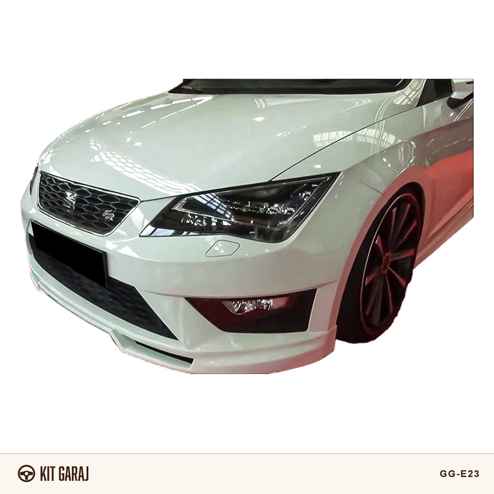 Seat Leon Mk3 2013-2016 Rieger Ön Ek (Plastik) Boyasız