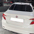 Fiat Egea Sedan 2015-2025 Uyumlu Parlak Siyah Plastik Arka Cam Vizörü