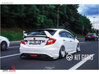 Honda Civic Uyumlu Vtec2 Fb7 Fd6 Voltex Difüzör Parlak Siyah Difüzör Plastik