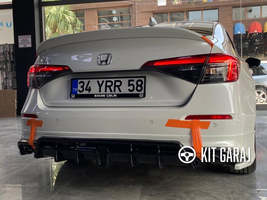 Honda Civic Fe 2022 Uyumlu Yeni Model Plastik Arka Ek