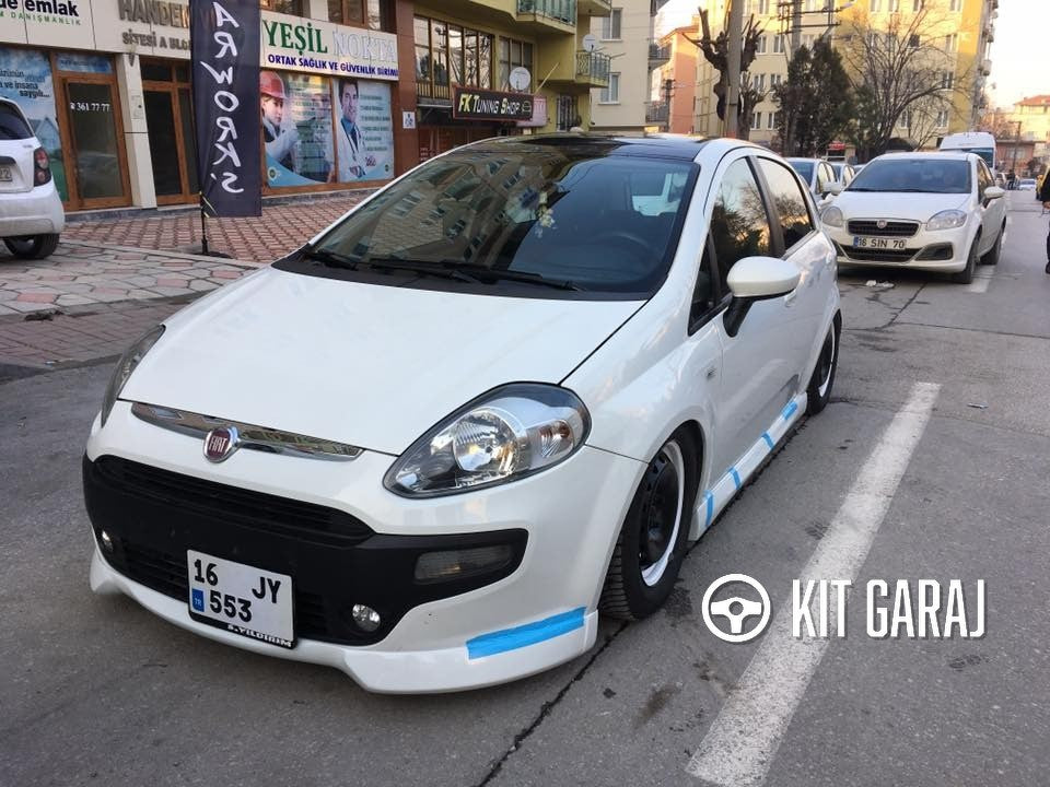 Fiat Punto Evo Stimetz Ön Ek (Plastik) Boyasız