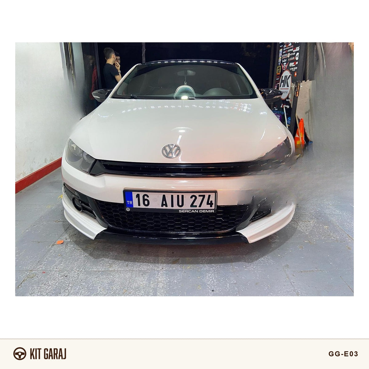 Volkswagen Scirocco Makyajsız Rieger Ön Ek (Plastik) Boyasız