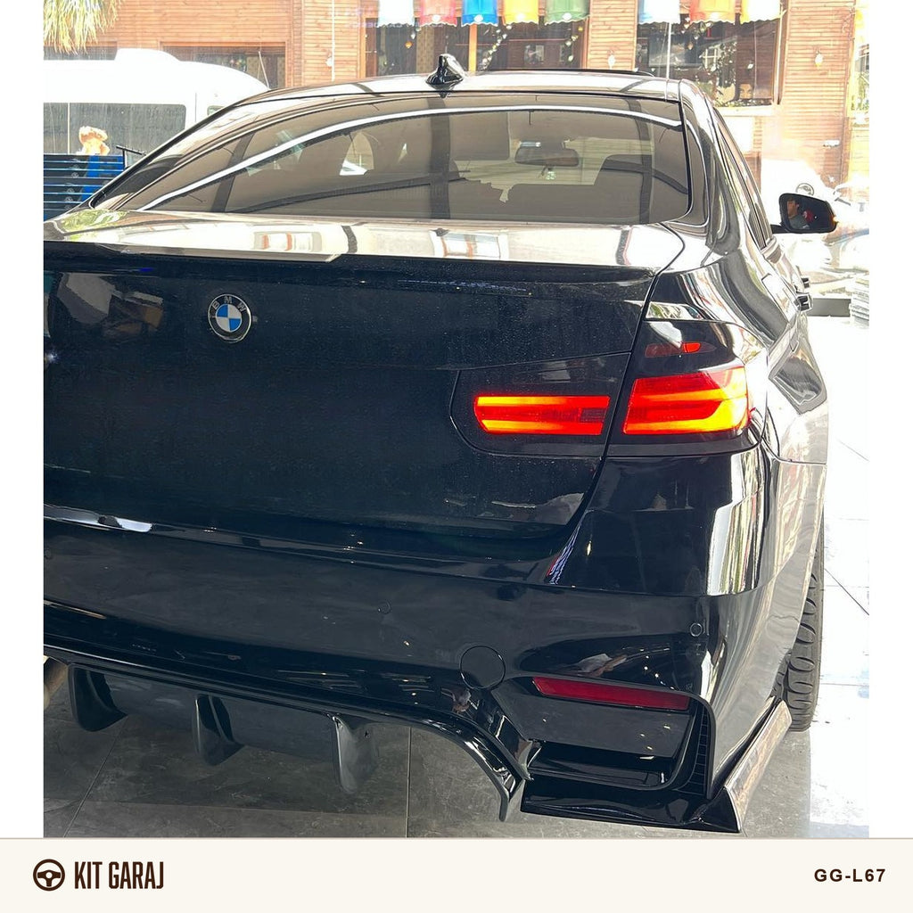 Bmw F30 - F80 M3 2012-2018 Vorsteiner Set 3 Parça Difüzör (PLASTİK)
