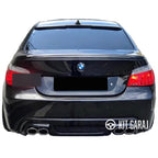 BMW E60 Difüzör M5 Rieger Parlak Siyah Plastik 2003-2009 Uyumlu