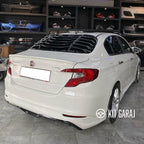 Fiat Egea Sedan 2015-2025 Uyumlu Parlak Siyah Plastik Arka Cam Vizörü