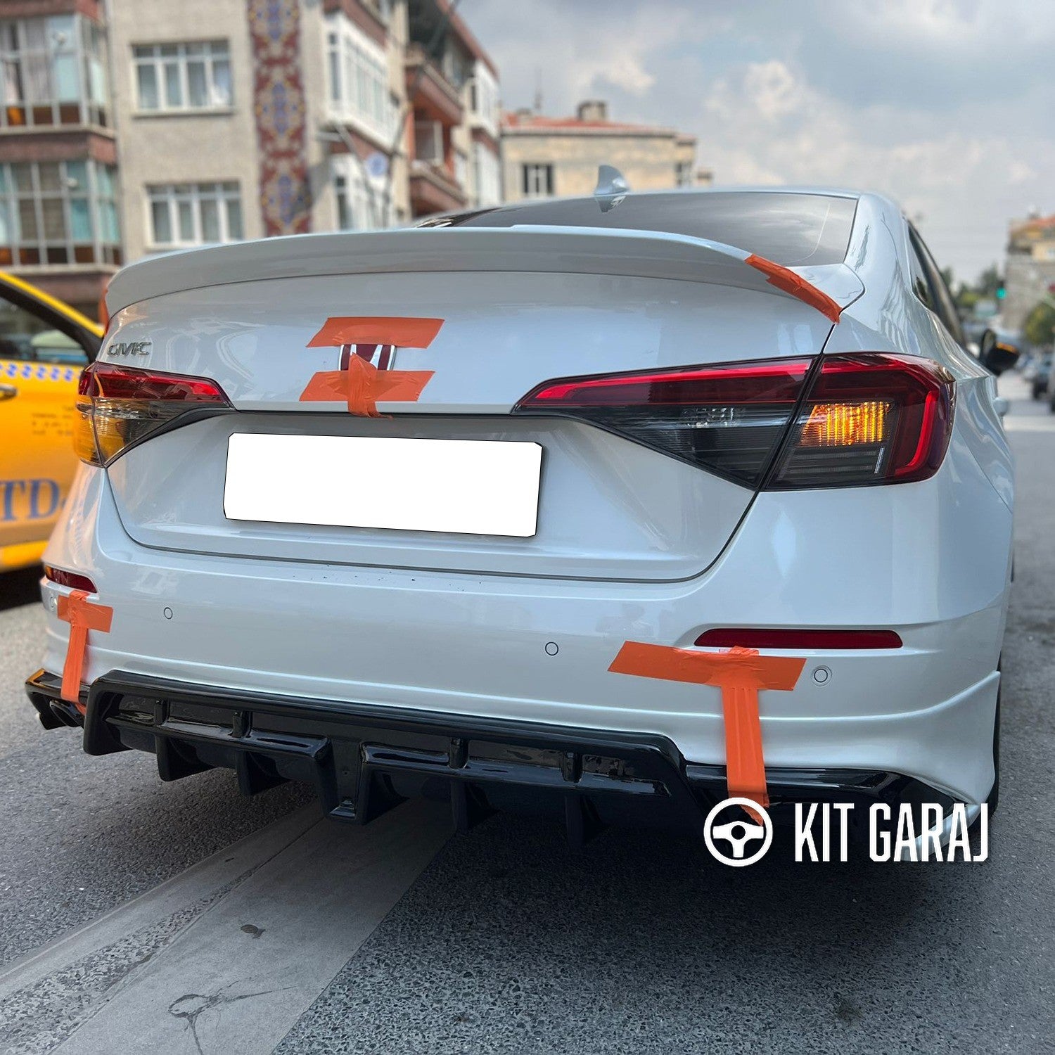 Honda Civic Fe 2022 Uyumlu Yeni Model Plastik Arka Ek