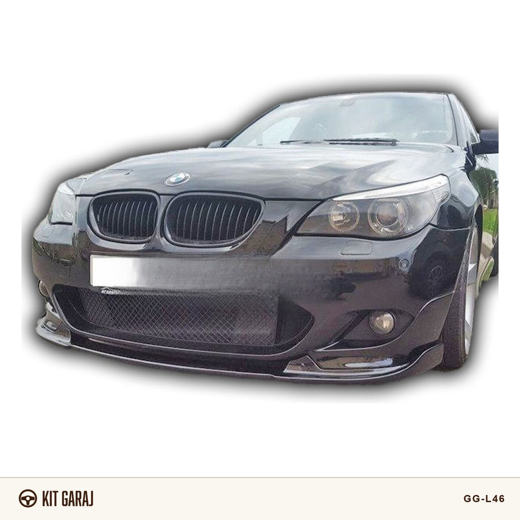 BMW E60 M-Tech Piano Black Ön Lip (Plastik) Boyalı