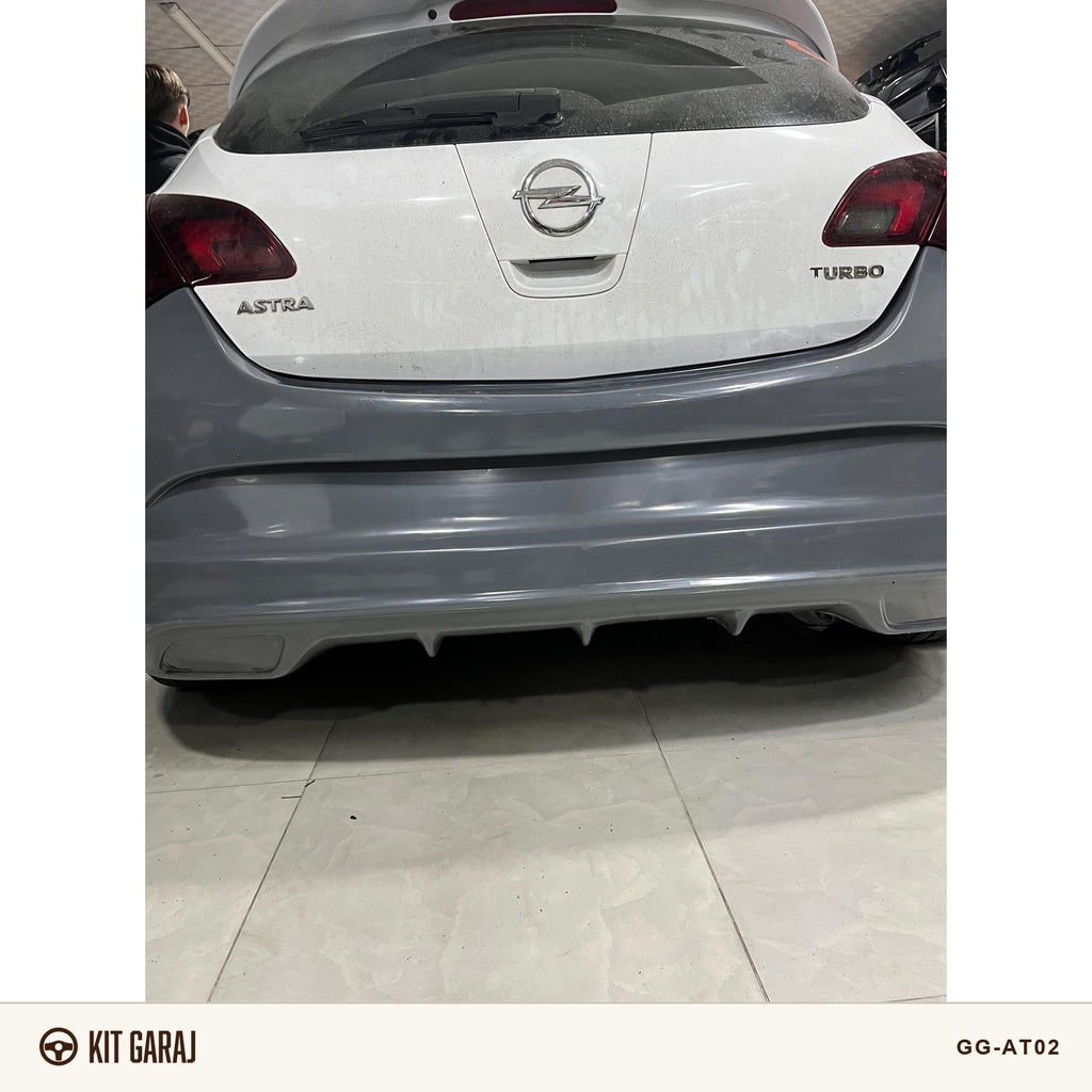 Opel Astra J HB 2009-2015 OPC Arka Tampon (Plastik) Boyasız