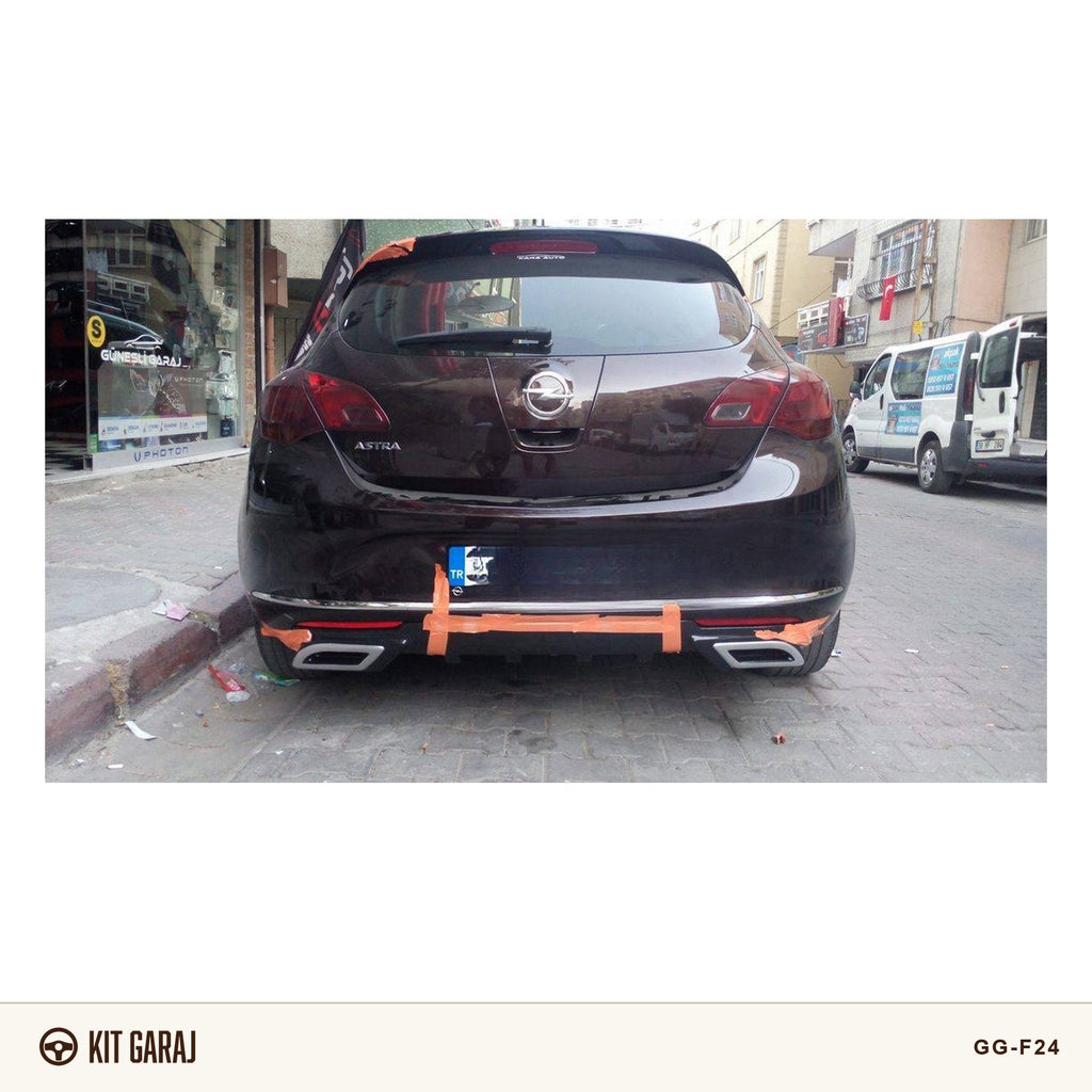 Opel Astra J 2009-2015 Spoiler (Plastik) Boyasız