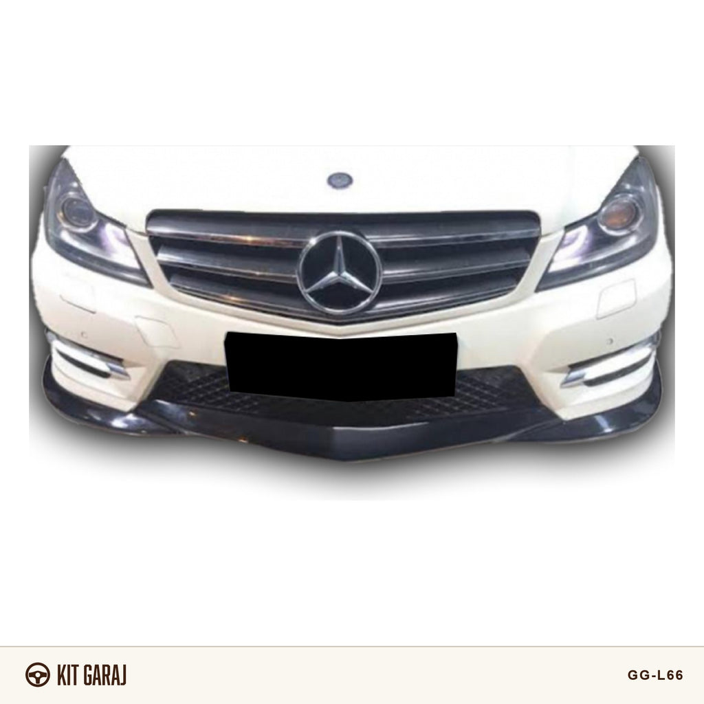 Mercedes-Benz W204 C180 Makyajlı Piano Black Ön Ek (Plastik) Boyalı