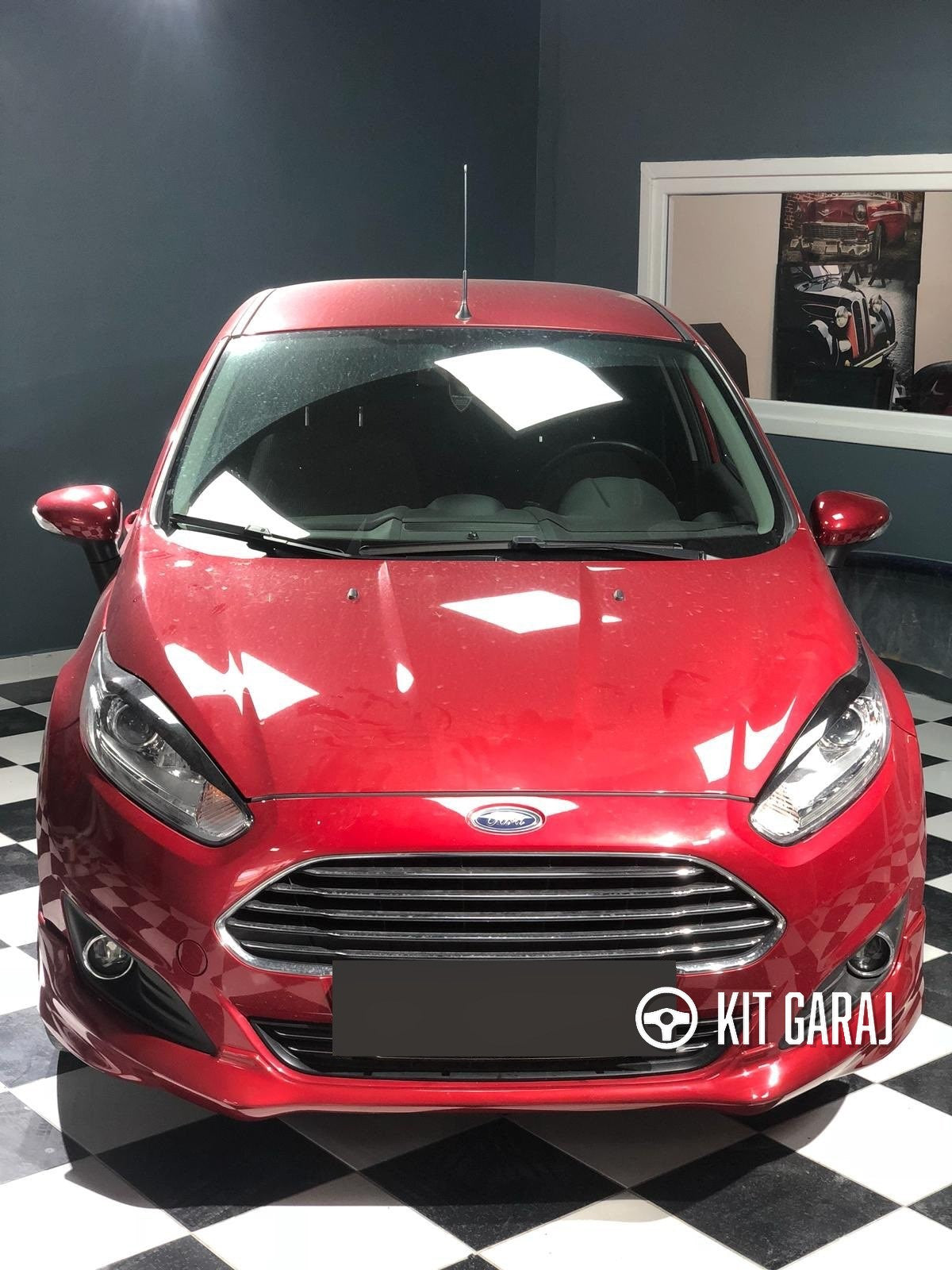 Ford Fiesta 2013-2017 Makyajlı Kasa Uyumlu Boyasız Plastik Ön Ek