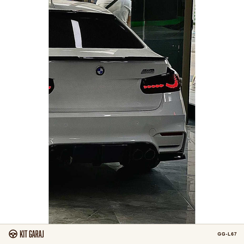 Bmw F30 - F80 M3 2012-2018 Vorsteiner Set 3 Parça Difüzör (PLASTİK)