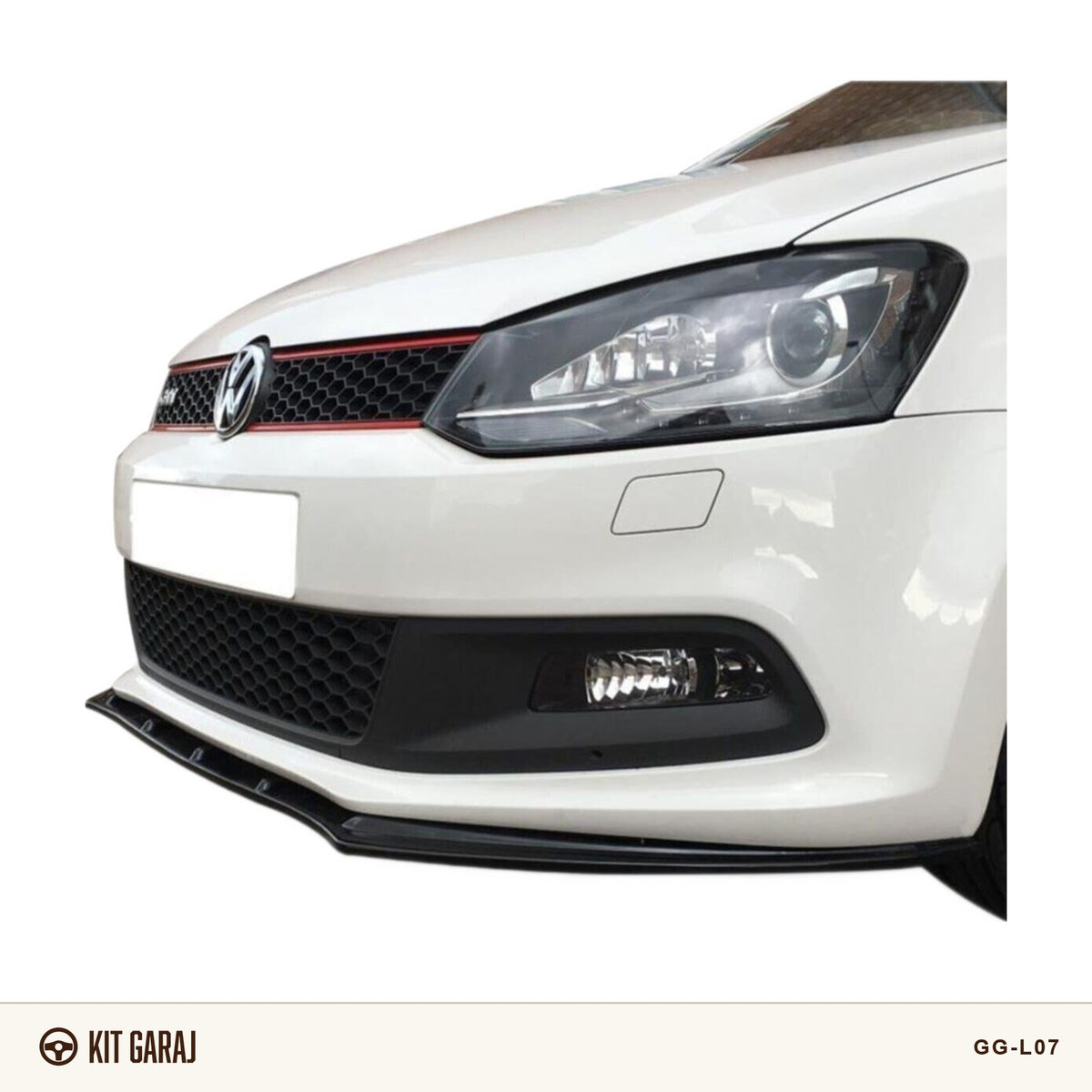 Volkswagen Polo Piano Black Ön Lip (Plastik) Boyalı