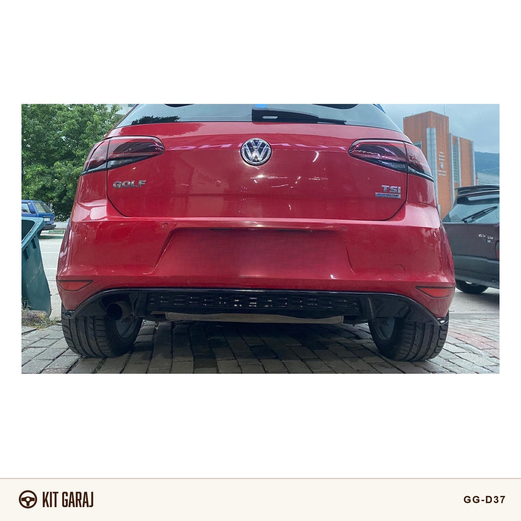 Volkswagen Golf GTI Piano Black Difüzör (Plastik) Boyalı