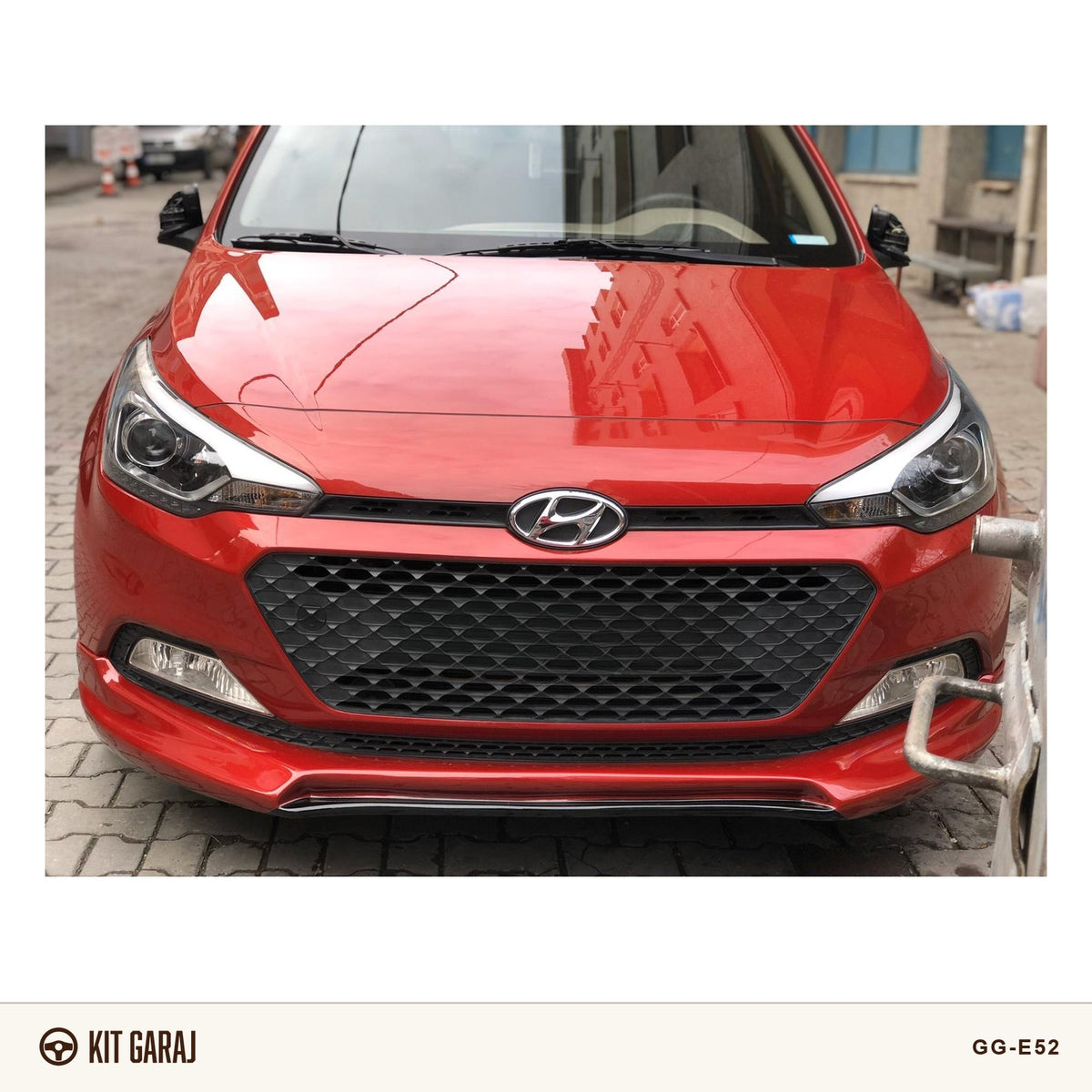 Hyundai i20 Custom Ön Ek (Plastik) Boyasız