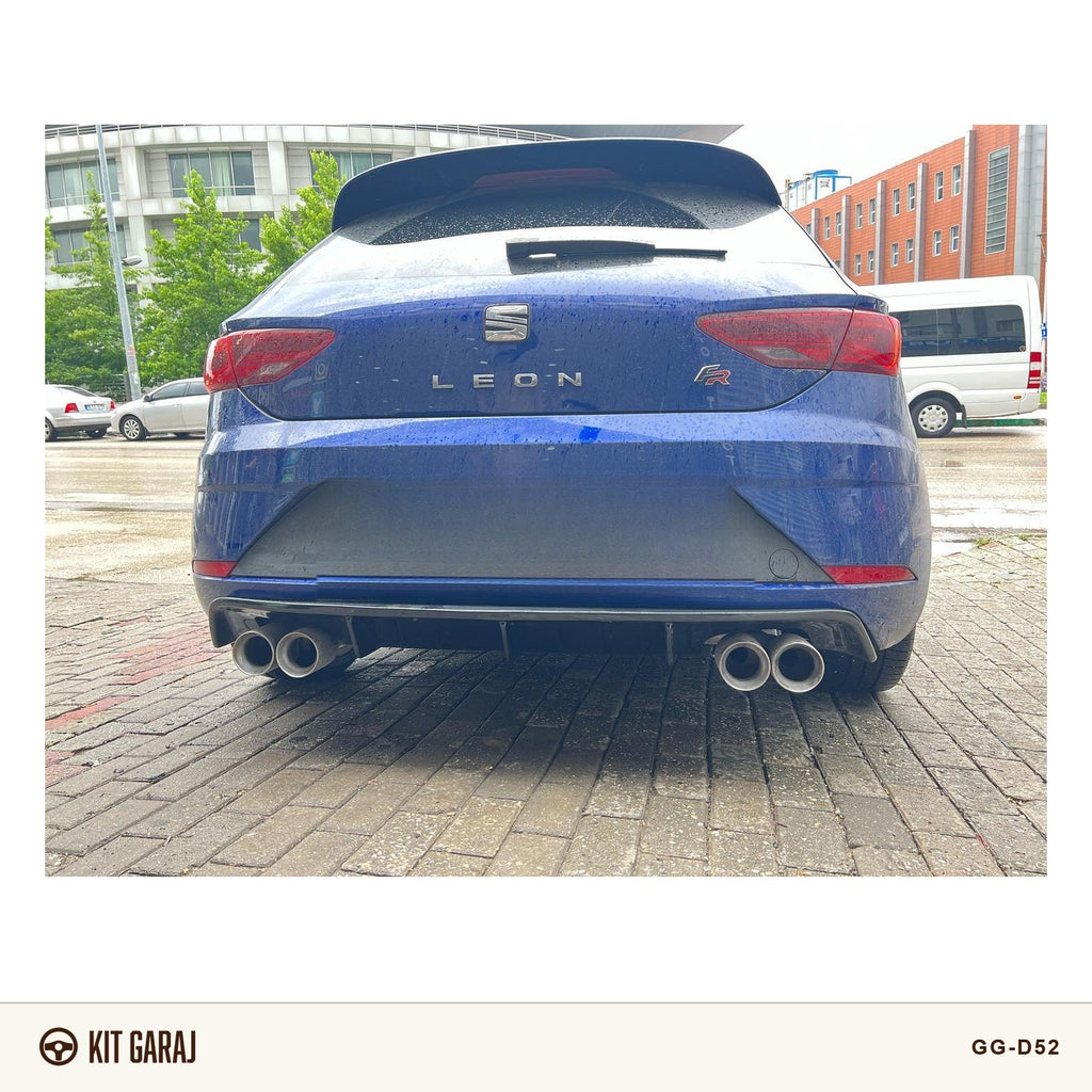 Seat Leon Mk3 2017-2020 FR Piano Black Difüzör (Plastik) Boyalı