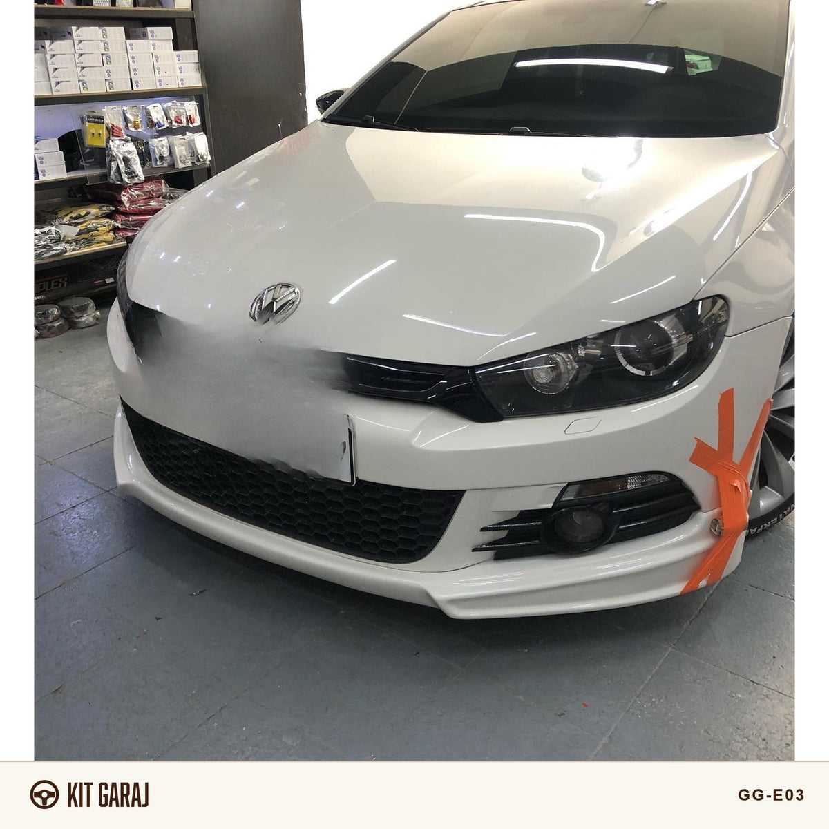 Volkswagen Scirocco Makyajsız Rieger Ön Ek (Plastik) Boyasız