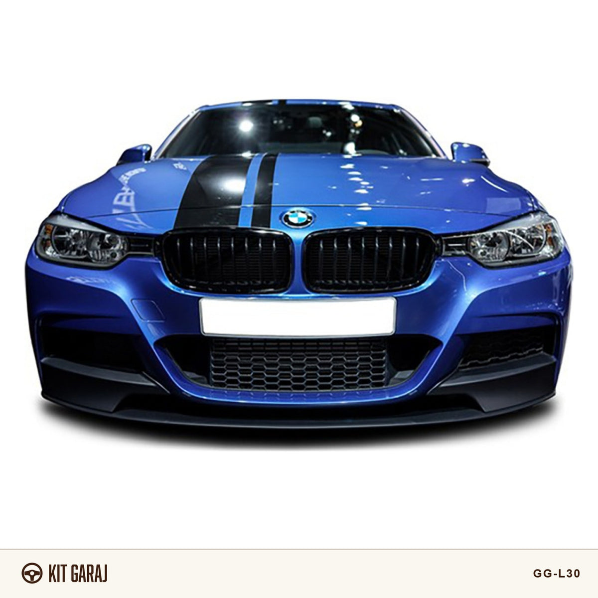 BMW F30 M-Tech Piano Black Ön Lip (Plastik) Boyalı