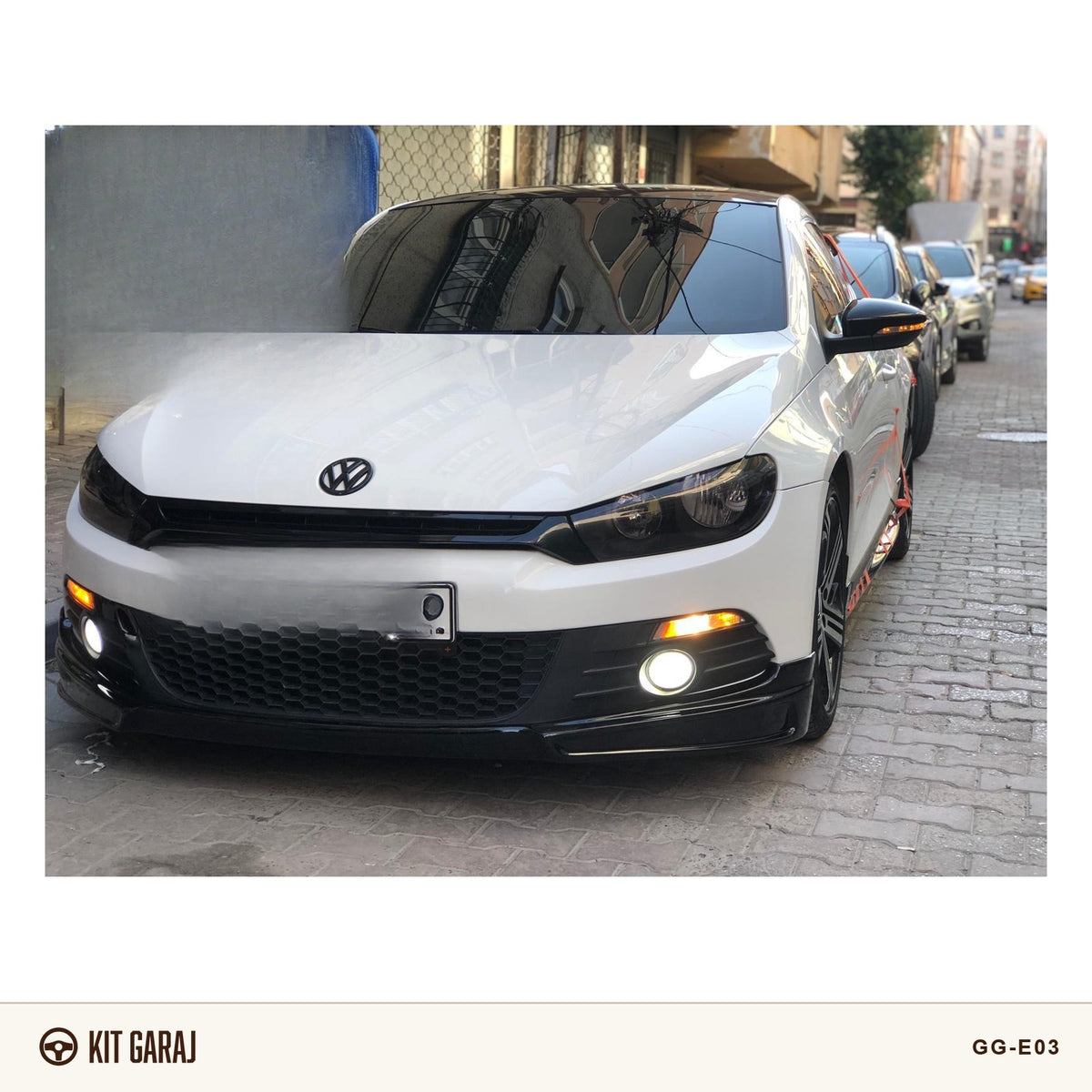 Volkswagen Scirocco Makyajsız Rieger Ön Ek (Plastik) Boyasız