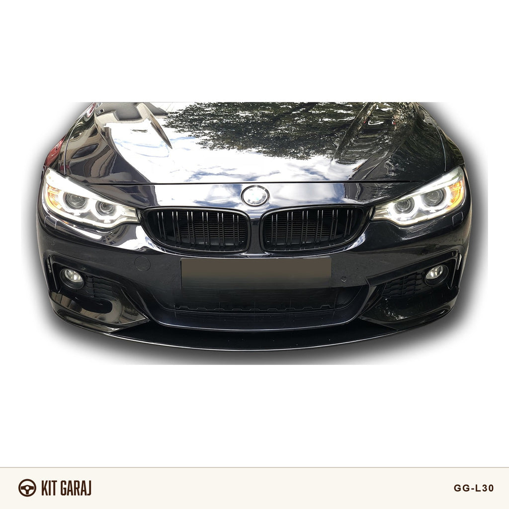 BMW F30 M-Tech Piano Black Ön Lip (Plastik) Boyalı