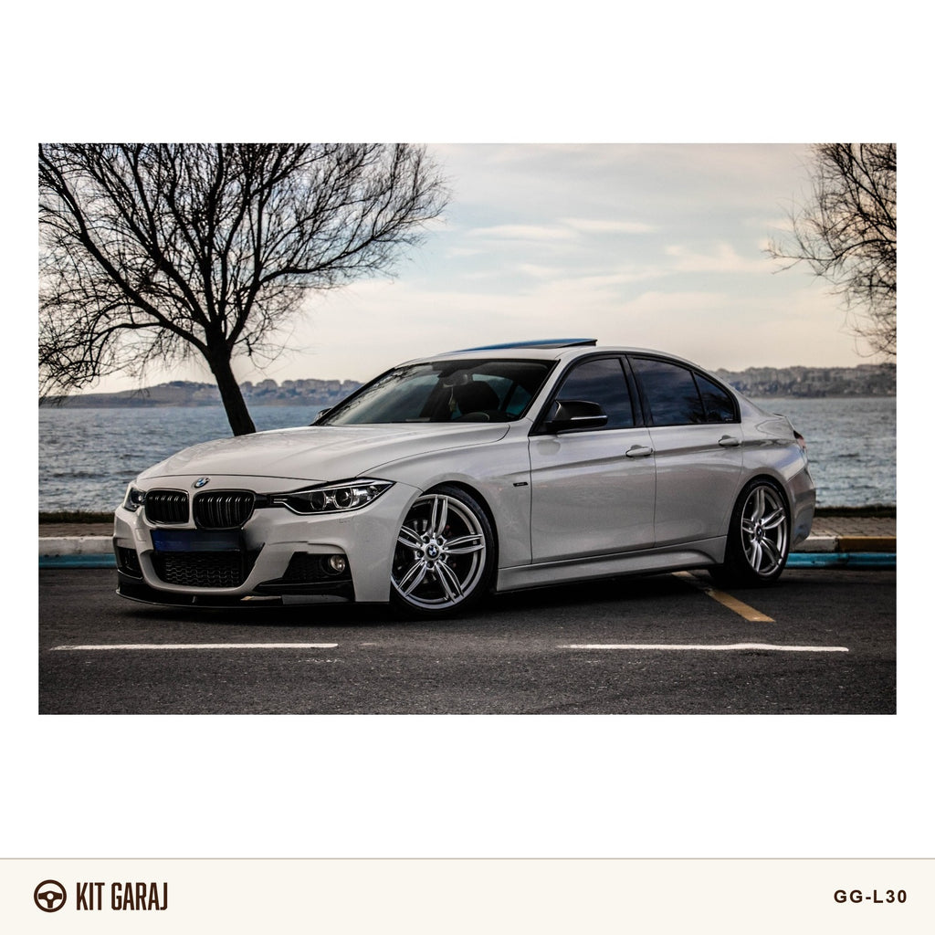 BMW F30 M-Tech Piano Black Ön Lip (Plastik) Boyalı