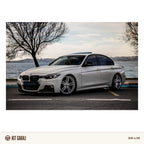 BMW F30 M-Tech Piano Black Ön Lip (Plastik) Boyalı
