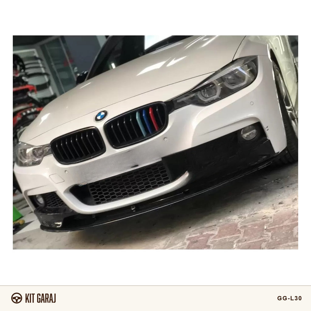 BMW F30 M-Tech Piano Black Ön Lip (Plastik) Boyalı
