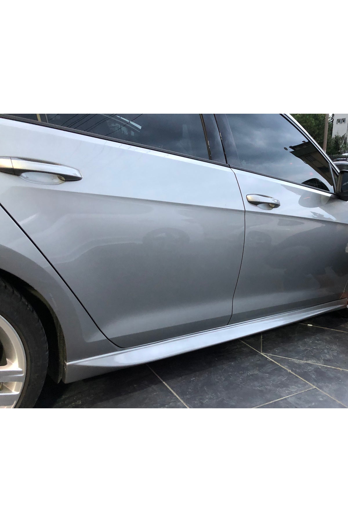 Volkswagen Golf 7 2012-2019 Boyasız Plastik Aero Marşpiyel