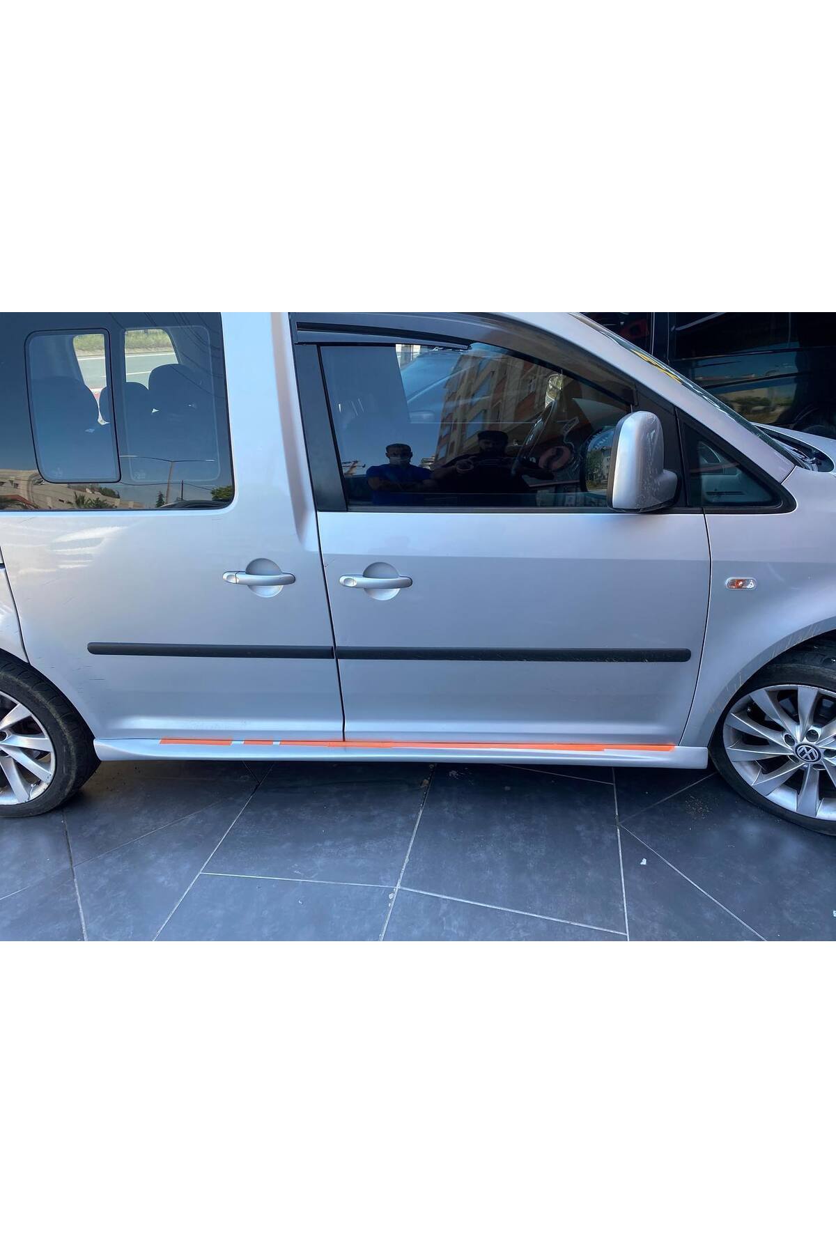 Volkswagen Caddy 2004-2020 Boyasız Plastik Aero Marşpiyel Takımı 4