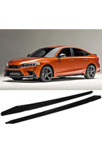 Honda Civic FE Yan Marşpiyel Seti V2 Plastik 2 Adet Mat Siyah