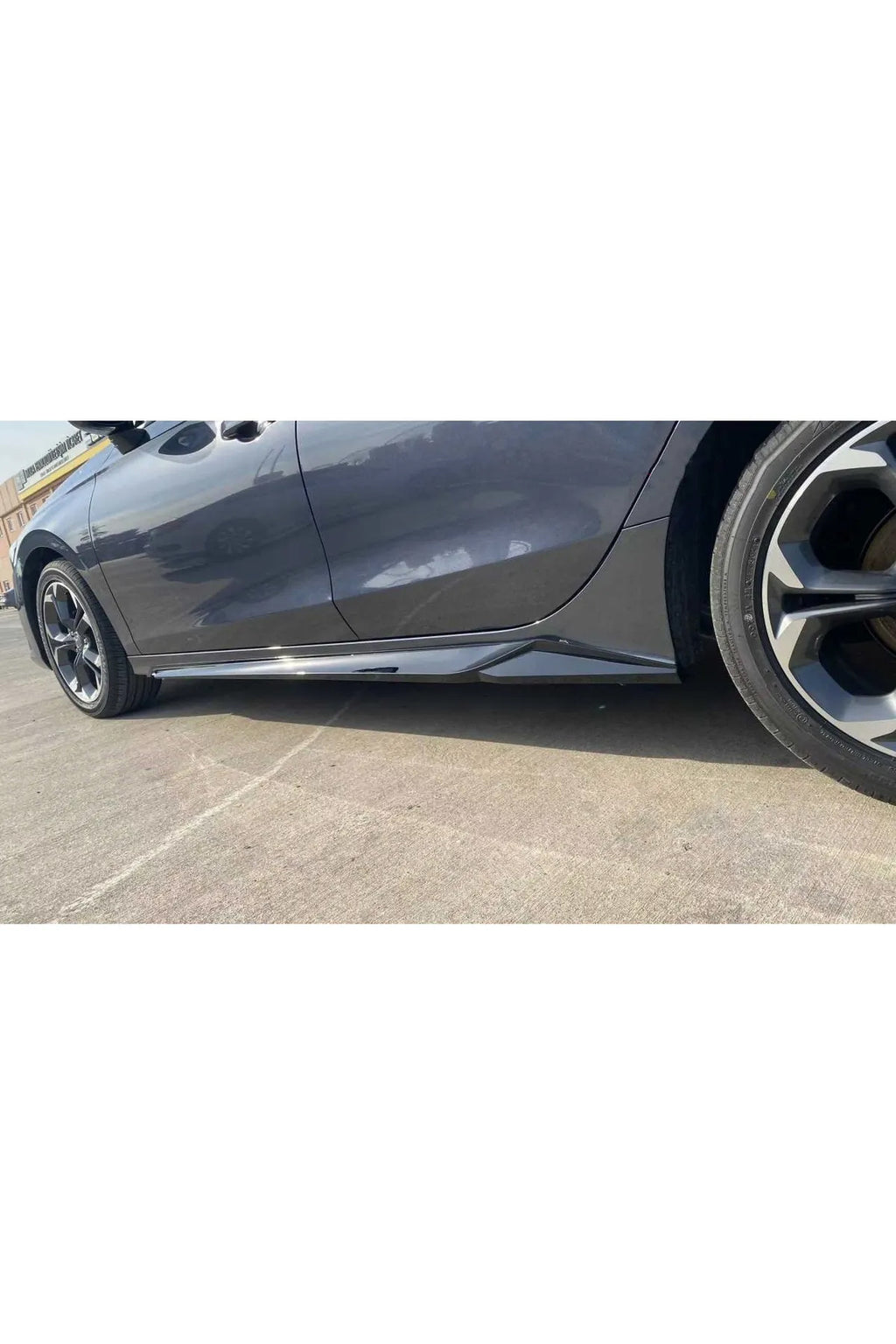 Honda Civic FE Yan Marşpiyel Seti V2 Plastik 2 Adet Mat Siyah 4