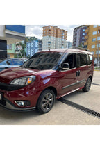Doblo D3 - D4 Uyumlu Aero Marşpiyel Takımı (BOYASIZ MAT SİYAH Plastik)