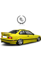 BMW E36 Yan Marşpiyel K Modeli Çizgi Model Sağ Sol Set (plastik) Boyasız Mat Siyah
