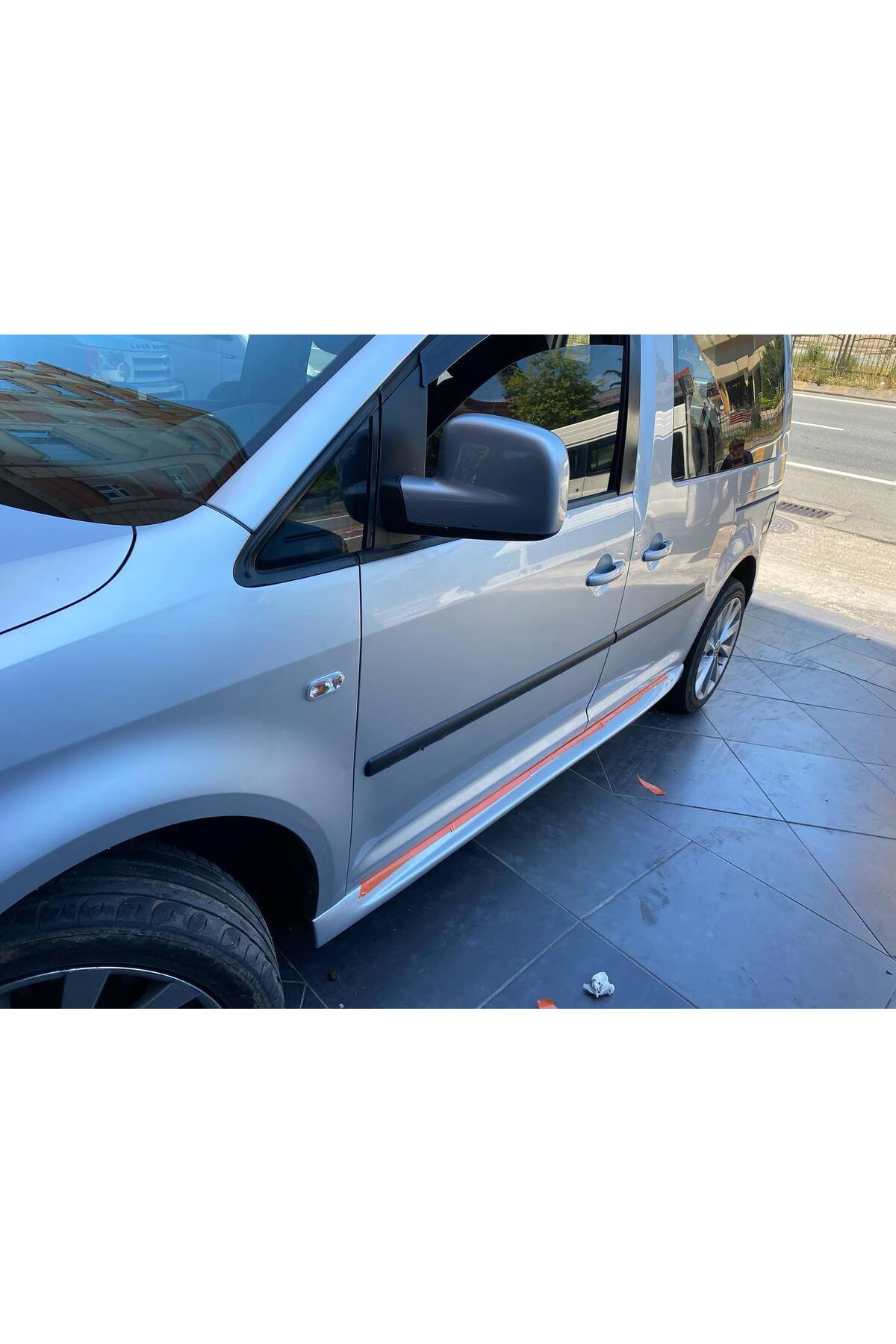 Volkswagen Caddy 2004-2020 Boyasız Plastik Aero Marşpiyel Takımı 3