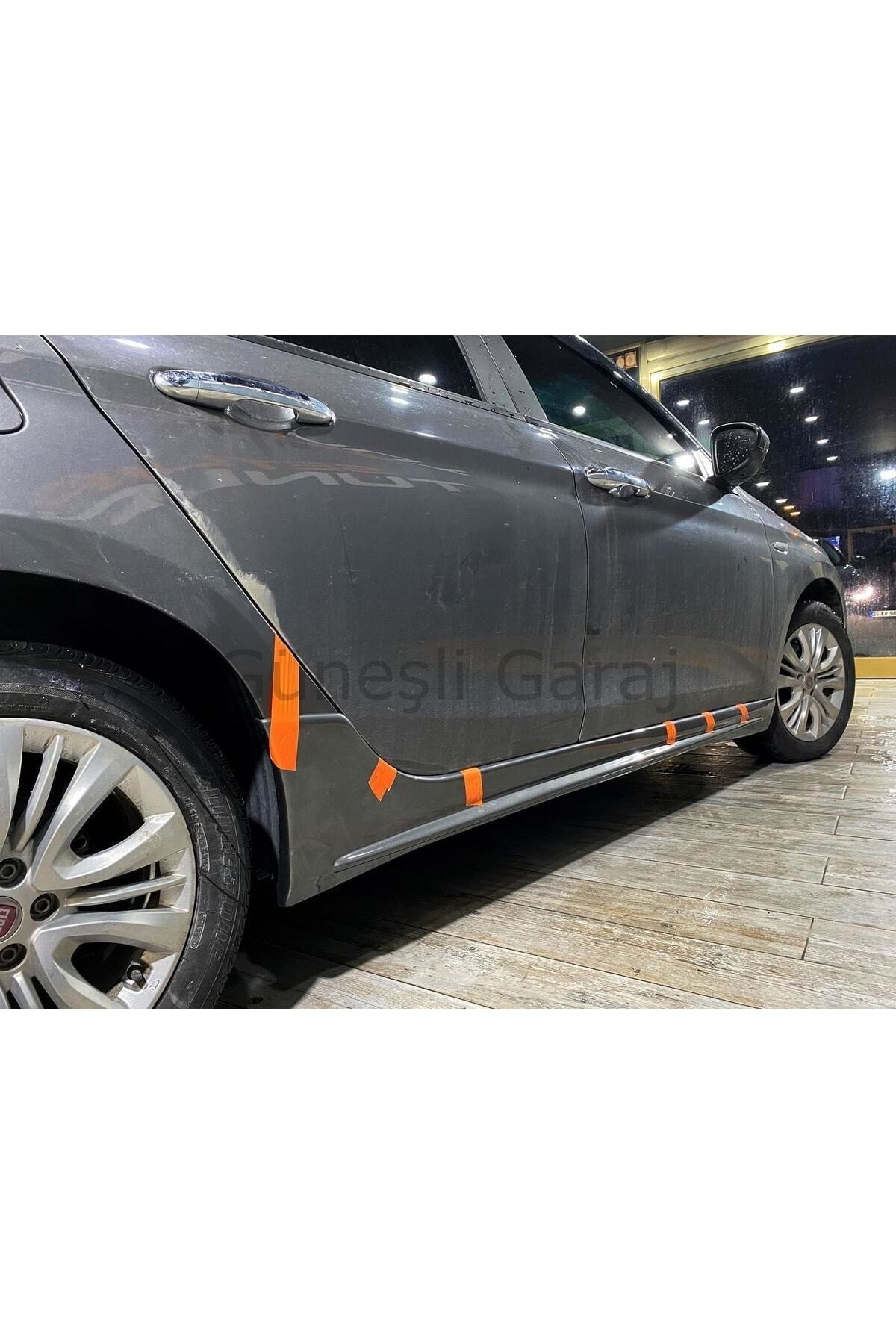 Fiat Egea HB 2021-2025 Uyumlu Makyajlı Kasa Uyumlu Boyasız Plastik Body Kit Seti 4