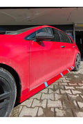Volkswagen Golf 7 2012-2019 Boyasız Plastik Aero Marşpiyel