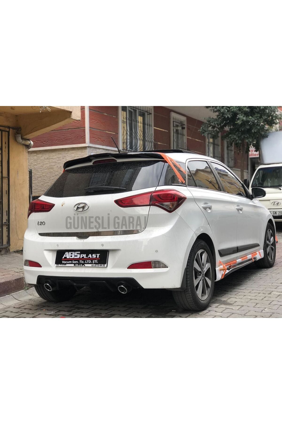 Hyundai I20 Custom Yan Marşpiyel (Çift) (Plastik) 4