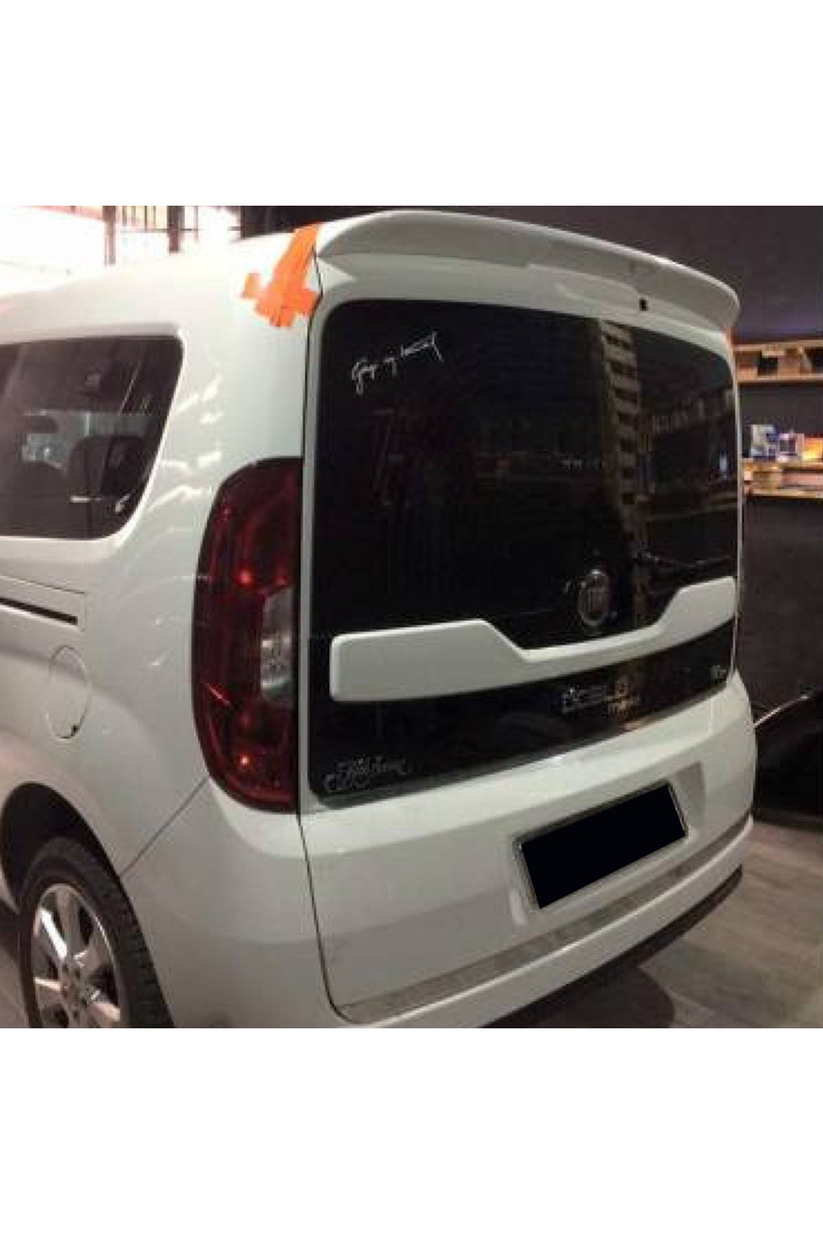 Fiat Doblo 2011-2023 249 BEYAZ BOYALI Spoiler 3