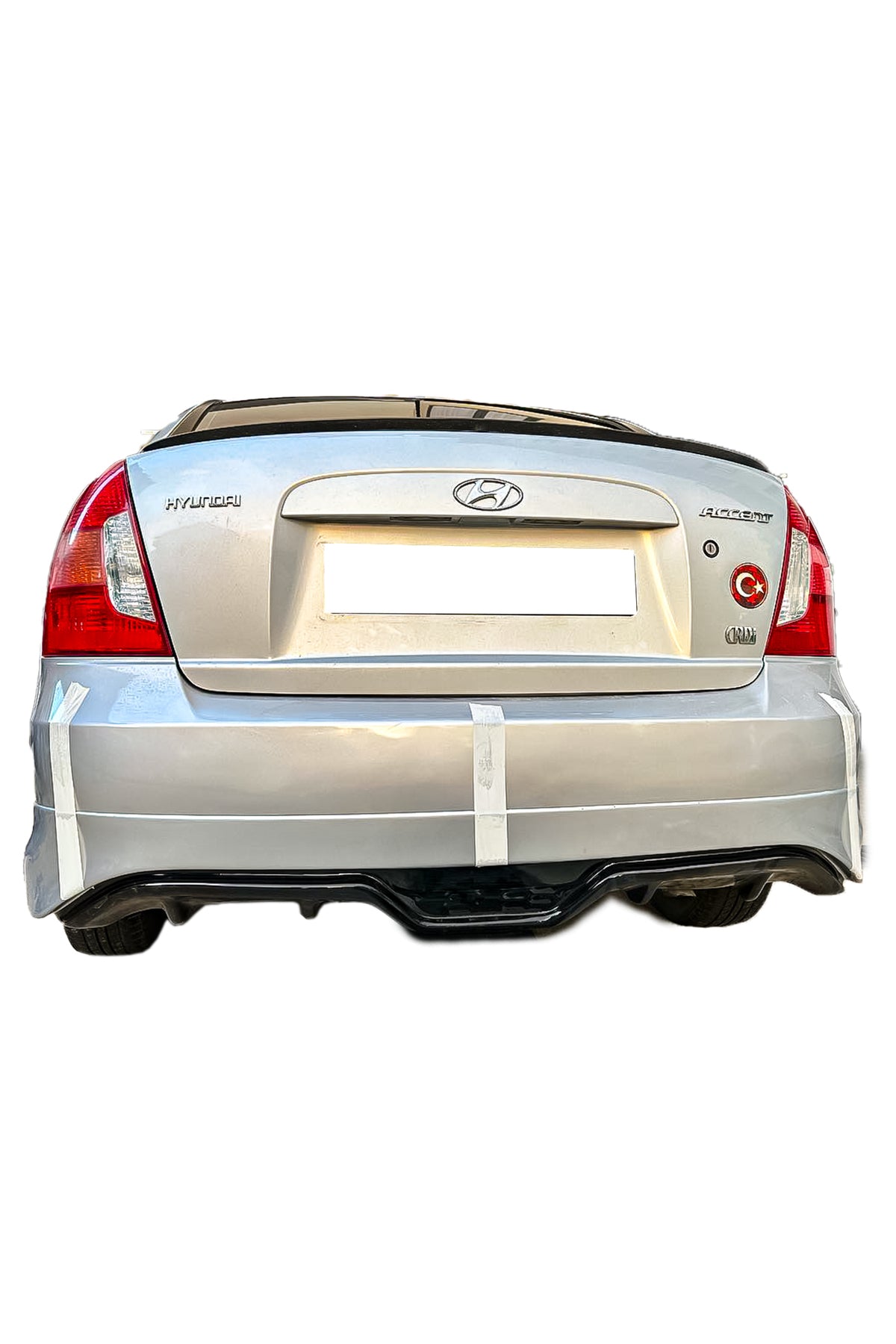 Hyundai Accent Era 2006-2012 Boyasız Plastik Arka Ek