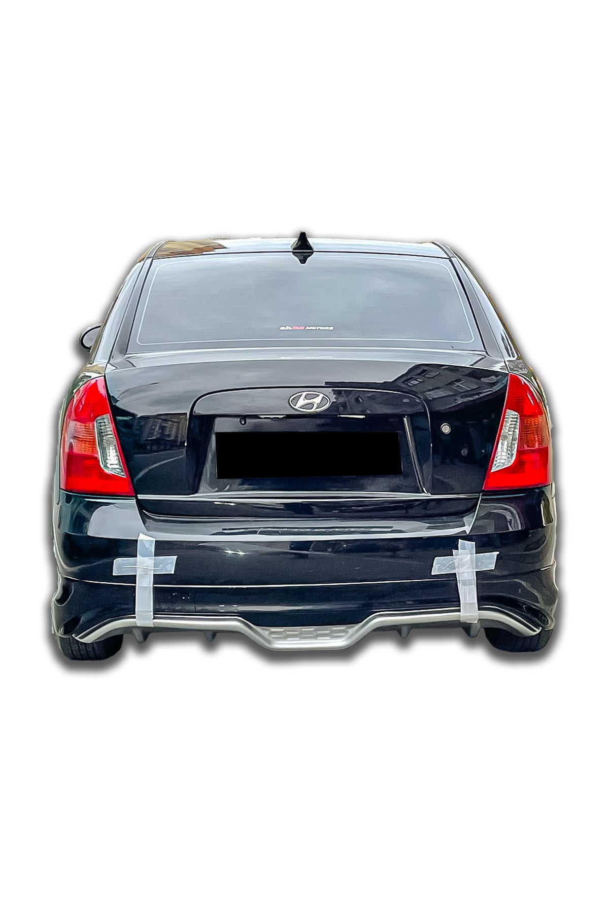 Hyundai Accent Era 2006-2012 Boyasız Plastik Arka Ek 5