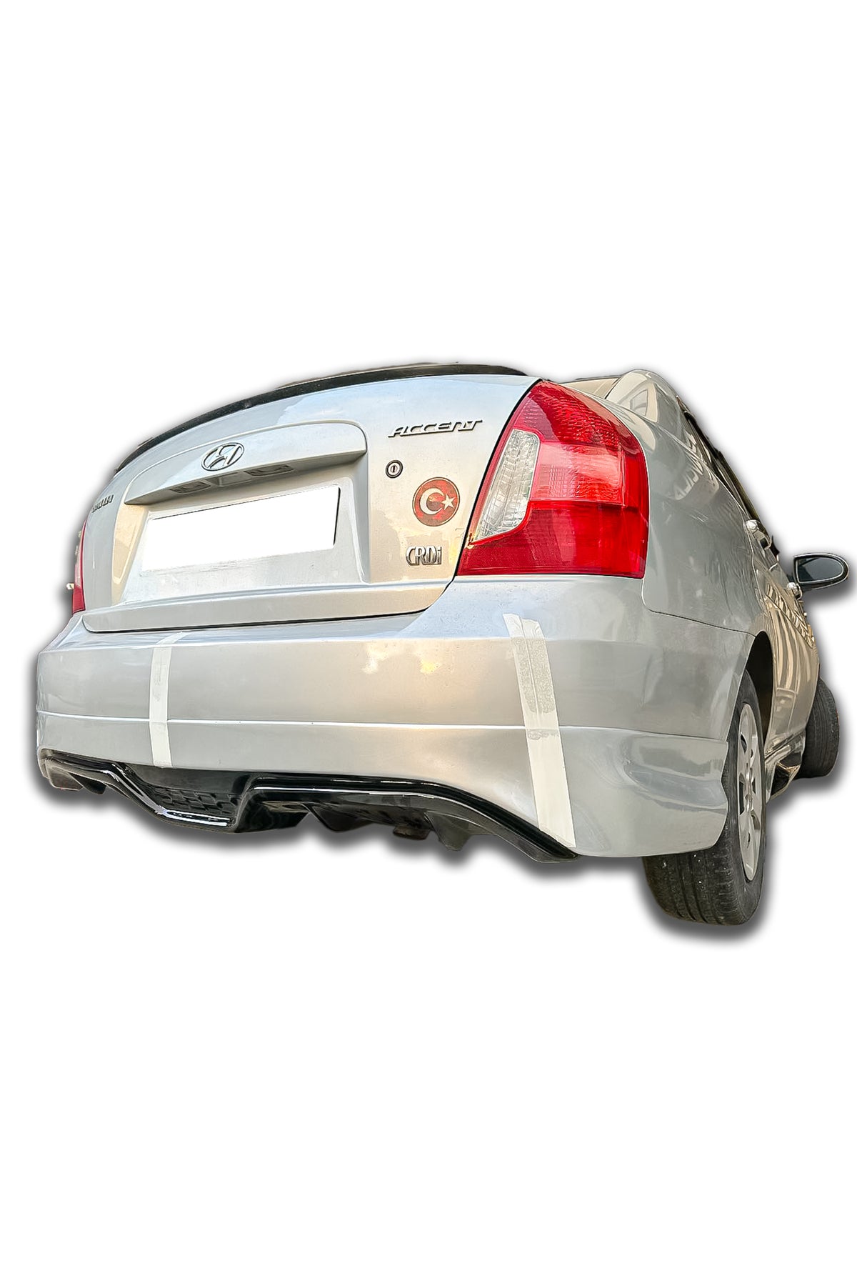 Hyundai Accent Era 2006-2012 Boyasız Plastik Arka Ek 3